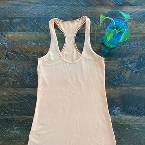 lululemon athletica Peach Racerback Tank Top